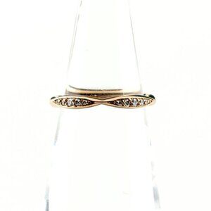 Chanel Camellia Ring PG Pink Gold Pave Diamond